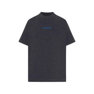 Balenciaga Logo-embroidered T-shirt