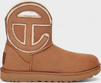 UGG Womens UGG x Telfar Logo Mini Boot Chestnut - Brown - Size: 6