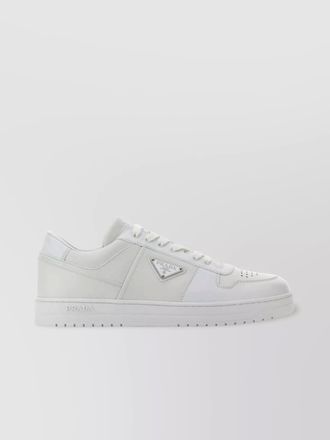Prada leather low-top sneakers