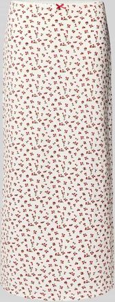 Noisy May Midirock mit Zierschleife Modell STELLA in Weiss, Gr&ouml;&szlig;e XS