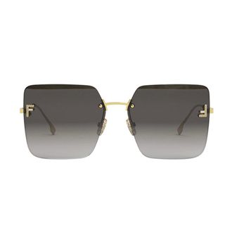 Fendi Sunglasses, unisex, Yellow, 59 MM, First Crystal Sunglasses