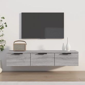 vidaXL Vidaxl - Armario De Pared Madera De Ingenier&iacute;a Gris Sonoma 102x30x20 Cm