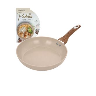 KASANOVA Padella 24 cm in ceramica taupe New Ceramic