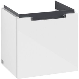 Villeroy & Boch Mueble De Ba&ntilde;o, 440 X 420 X 352 Mm, Modelo Suspendido, Madera Blanco Brillante