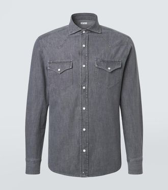 Brunello Cucinelli Camicia di jeans