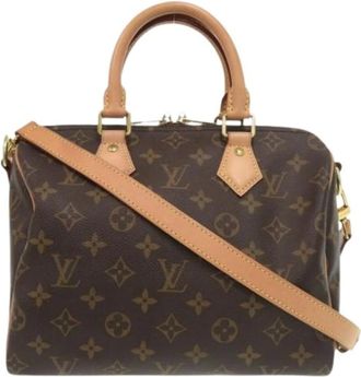 Louis Vuitton Pre-owned Handbags, female, Brown, Size: ONE SIZE Pre-owned Canvas Handbag