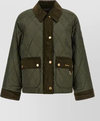 Barbour quilted single-breasted jacket