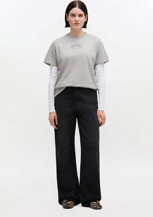 Ganni Black Izey Jeans - Size 24W/33L Organic Cotton