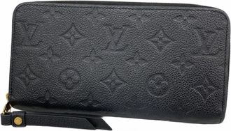 Louis Vuitton Noir Long Wallet (Bi-Fold) (Pre-Owned)