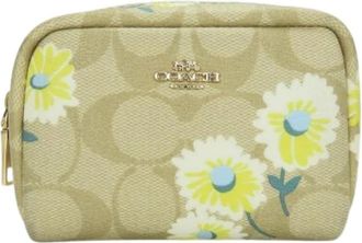 Coach Pre-owned Bags, female, Beige, Size: ONE SIZE Pre-owned Plastic Pouches