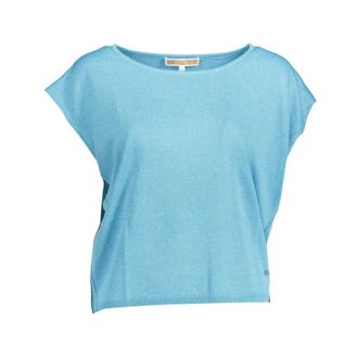 Kocca Polyester T-Shirt - Dames - T-shirts - Blauw - S - Polyester - Tops