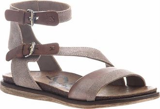OTBT Womens March On Sandal In Grey Silver