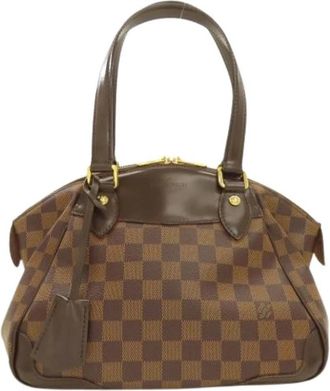 Louis Vuitton Pre-owned Vintage Handtas - Dames - Vintage Handtas - Bruin - ONE Size - Vintage