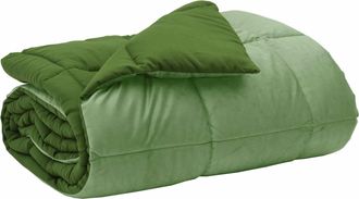 vidaXL Edred&oacute;n De Invierno 135 X 200 Cm Invierno Verde Transpirable Vidaxl