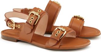 AGL Summer Slingback Sandal in Brandy-Brandy at Nordstrom, Size 39.5
