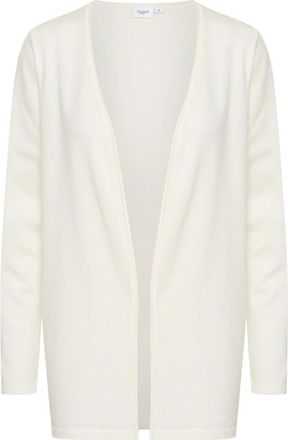 Saint Tropez Kila SZ Open Mid Cardigan - Dames - Vesten - Beige - L - Truien & Vesten