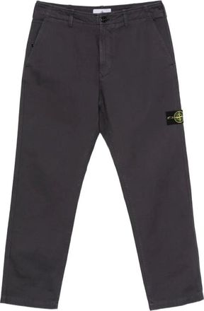 Stone Island Cotton Twill-Tc Garment Dyed Pants