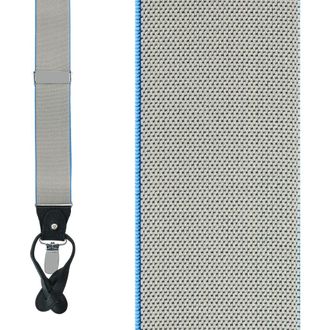 Trafalgar Store Big & Tall Maddox 35mm Convertible Suspenders in Khaki at Nordstrom, Size One Size Big