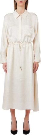 Liu Jo Dames, Jurken, Beige, Maat: M Viscose