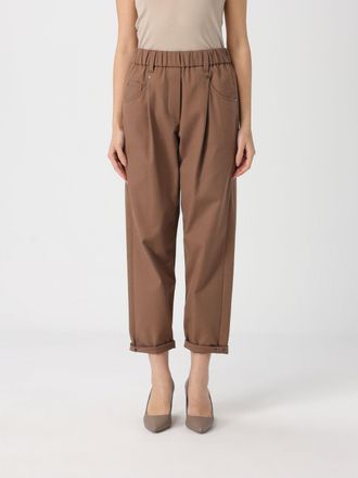 Brunello Cucinelli Pantaloni cropped Brunello Cucinelli in cotone stretch