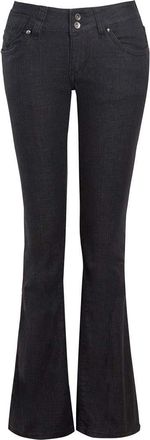 SS7 Womens Black Slim Fit Jean Flare Flared Denim Bootcut Jeans Size 8 10 12 14 New