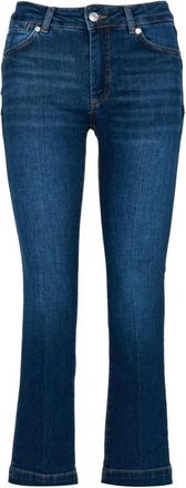 Sportmax Perfect Fit Cropped Jeans - Dames - Cropped Jeans - Blauw - W29 - Katoen - Jeans