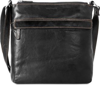 Jack Georges Voyager Zippered Crossbody Hobo Bag in Black at Nordstrom