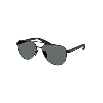 Prada Authentieke stijlvolle brillen van premiumkwaliteit - Heren - Zonnebrillen - Zwart - 58 MM - Accessoires