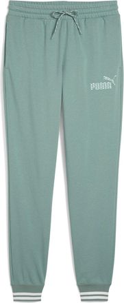Puma Trainingshose PUMA UNITED SWEATPANTS TR CL, Herren, Gr. M, N-Gr, gr&uuml;n (gr&uuml;n moon), Sweatware, Obermaterial: 68% Baumwolle, 32% Polyester, bedruckt, re