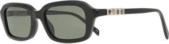 Gucci Grey Rectangular Ladies Sunglasses GG2152S 001 50