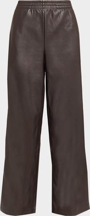 The Upside Twilight Vegan Leather Wide-Leg Pants