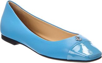 Jimmy Choo London Leni Leather Ballerina Flat