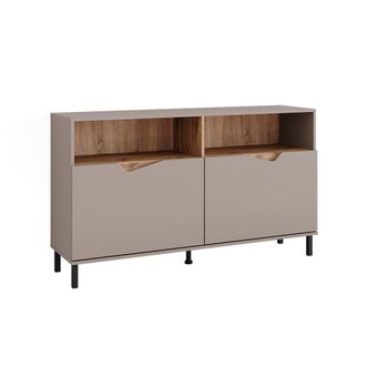 Vicco Aparador Marelle, Roble Gris&aacute;ceo/artesano, 140 X 81.3 Cm Con 2 Puertas, Vicco