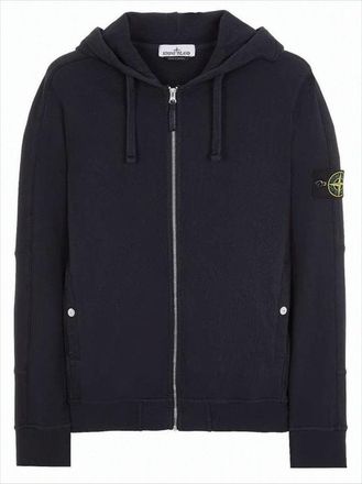 Stone Island Hooded Zip-Up Jacket