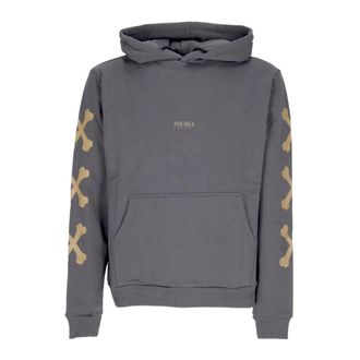 Phobia Archive Hoodies & sweatvesten, Heren, Grijs, S, Katoen, Cross Bones Hoodie