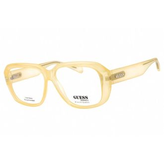 Guess Ladies Yellow Oversized Eyeglass Frames GU8240