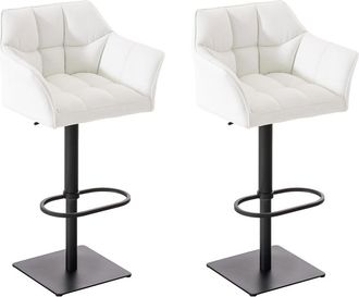 Clp Clp - Set De 2 Taburetes De Bar Damaso Blanco Negro