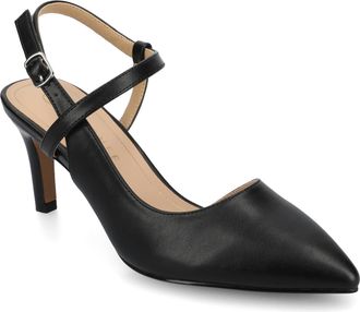 Journee Collection Women & apos;s Scipio Medium and Wide Width Pumps