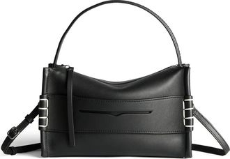 J.W.Anderson Small Loafer Leather Top Handle Bag in Black at Nordstrom
