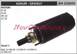 Kohler Motor De Arranque Kohler Para Tractores Cortac&eacute;sped M18 20 Mv20 028009