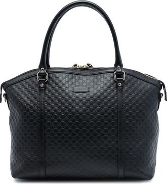 Gucci Pre-owned Gucci Large Microguccissima Dome Satchel Ladies 449657 203998