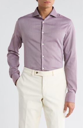 Ted Baker Slim Fit Four Season Performance Dress Shirt in Berry at Nordstrom Rack, Size 16.5 - 34/35