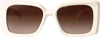 Versace Stijlvolle zonnebril met model 0Ve 4467U - Dames - Zonnebrillen - Wit - 54 MM - Accessoires