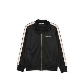 Palm Angels Embroidered-logo Zip-up Sweatshirt