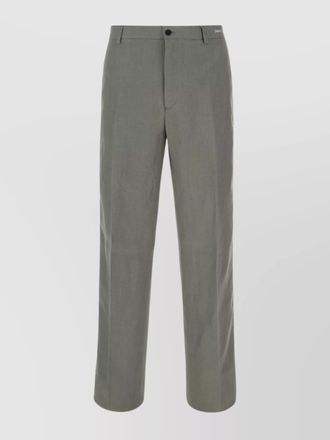 Ferragamo trousers in viscose blend with belt loops