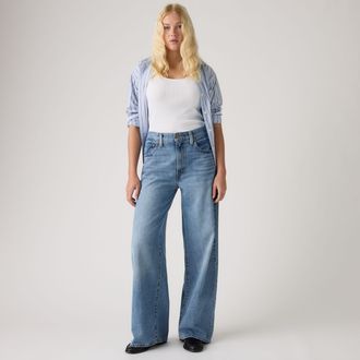 Levi's Cinch Wide Leg Jeans - Womens - 23X29 - Blue