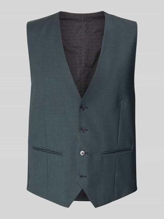 Daniel Hechter Weste mit V-Ausschnitt und Leistentaschen in Gruen, Gr&ouml;&szlig;e 52