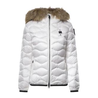 Blauer Aldie Jas - Dames - Jassen - Wit - Maat: M Zijde