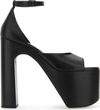 Balenciaga Black Leather Leather Heels