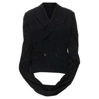 Comme Des Gar&ccedil;ons COMME DES GARCONS 1990 infinity loop sleeve double breasted blazer jacket S